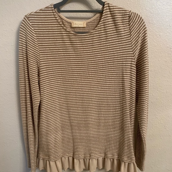 Altar’d State Striped Long Sleeve - Picture 1 of 3